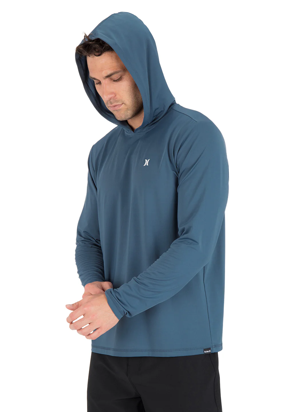 Hurley Men's Hybrid Hooded UPF 50 Long Sleeve Surf Shirt - Image 4