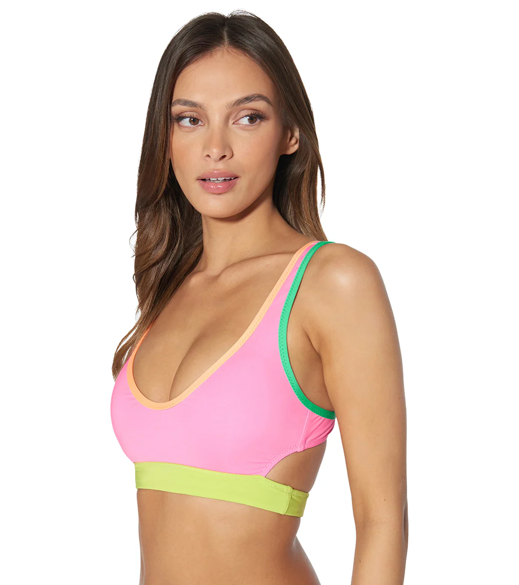 Hurley Women's Around The Block Pull On Bikini Top - Image 2