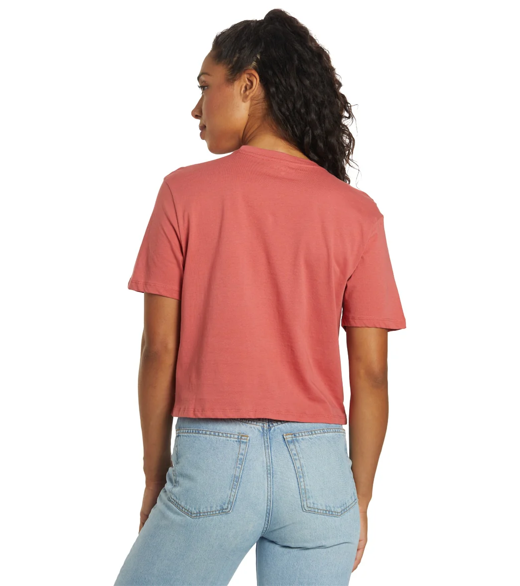 Hurley Women's Bloom Cropped Crew Tee - Image 3