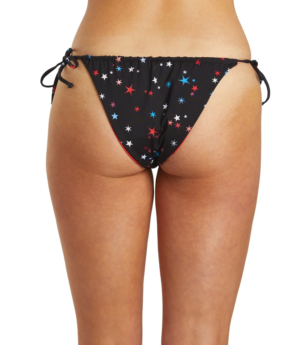 Hurley Women's Cosmic Reversible Side Tie Bikini Bottom - Image 3