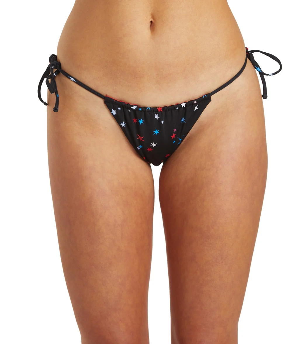 Hurley Women's Cosmic Reversible Side Tie Bikini Bottom - Image 8