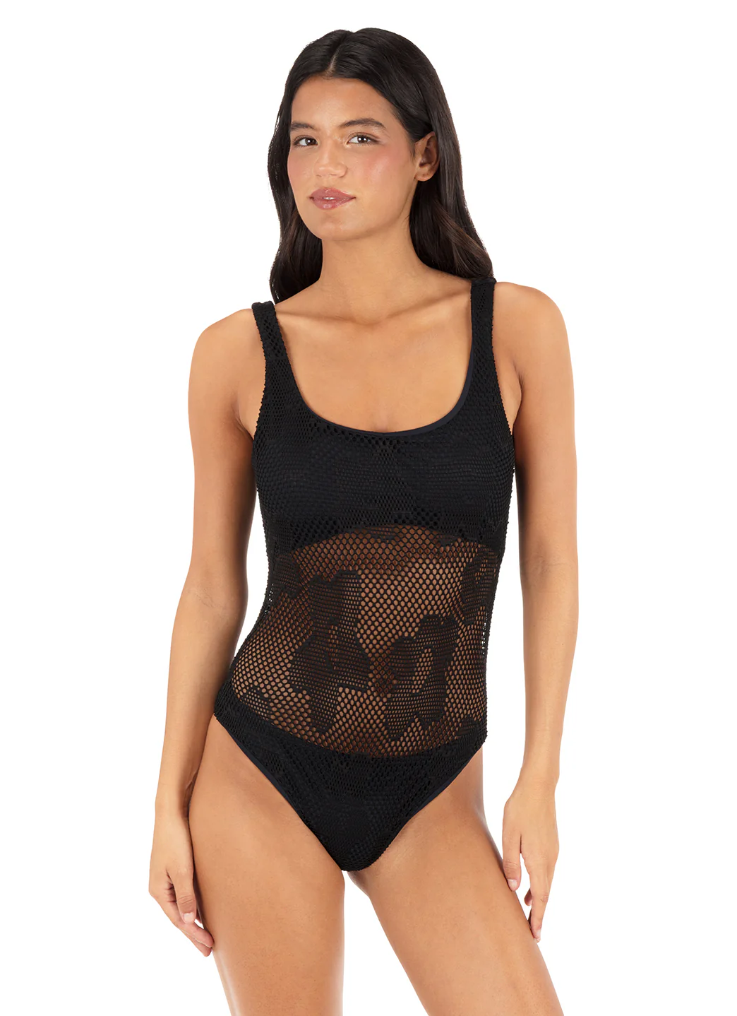 Hurley Women's Daisy Mesh Moderate One Piece Swimsuit - Image 3