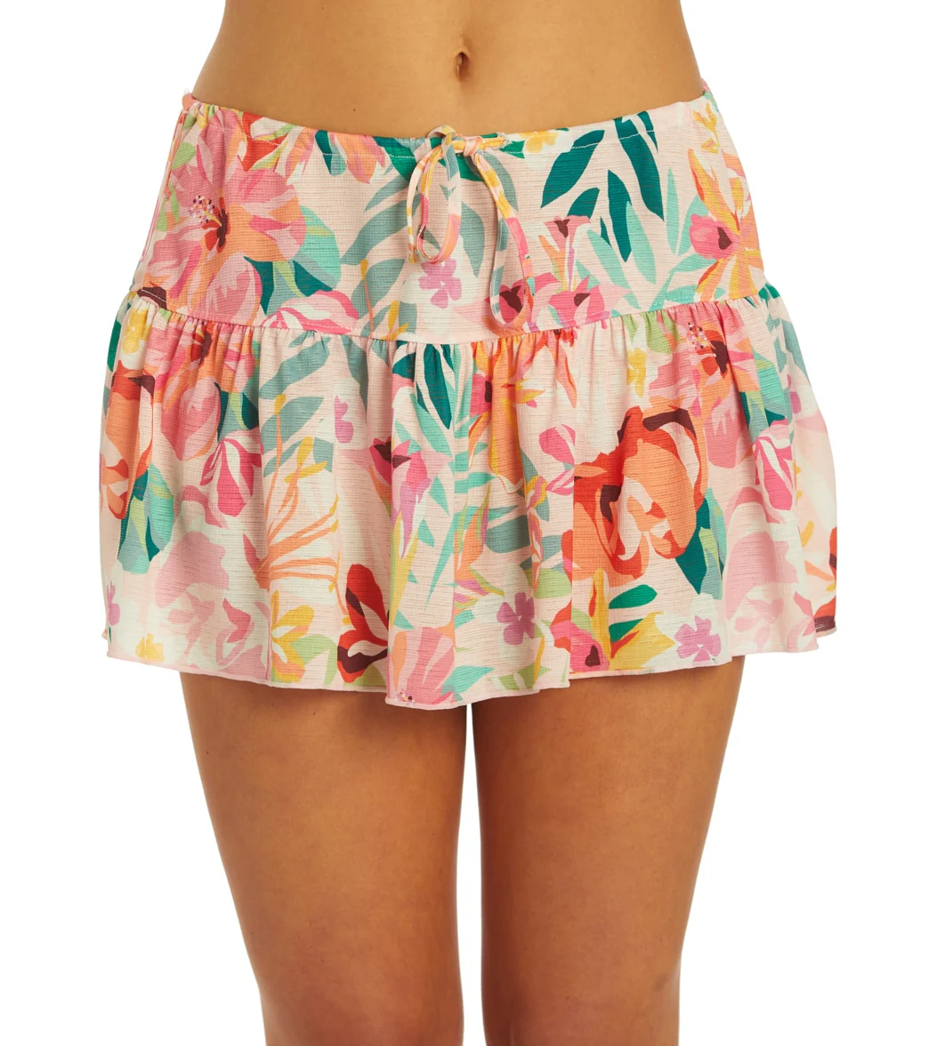 Hurley Women's Floral Pop Mini Skirt - Image 8