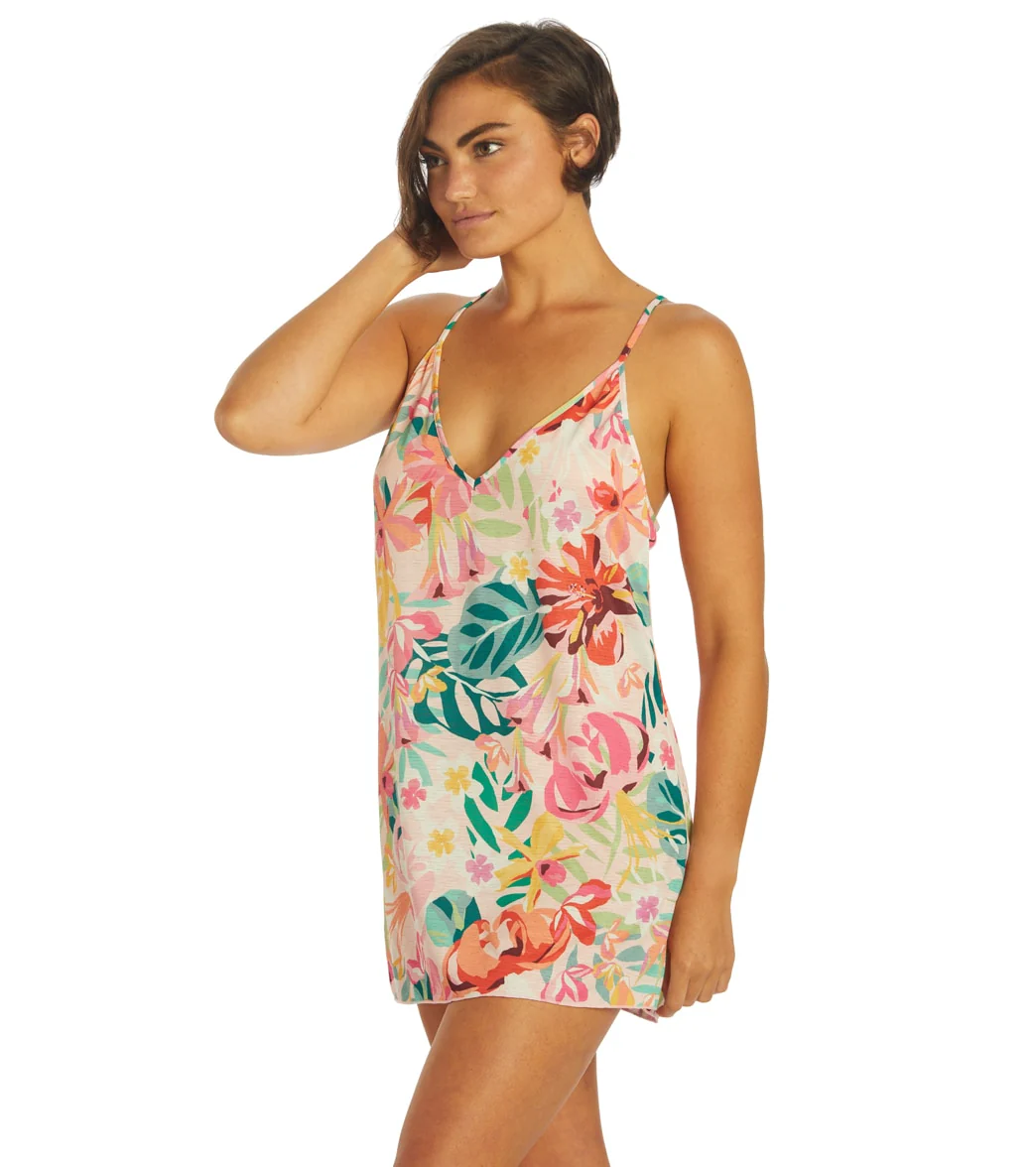 Hurley Women's Floral Pop V Neck Slip Dress - Image 2