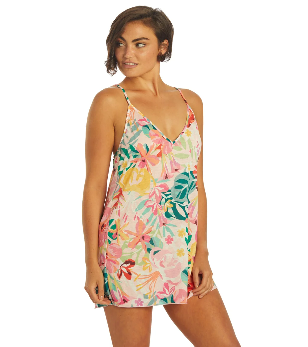 Hurley Women's Floral Pop V Neck Slip Dress - Image 3