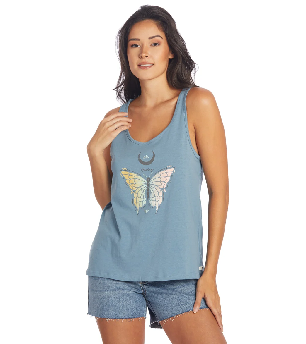 Hurley Women's Flutter Washed Racerback Tank - Image 7