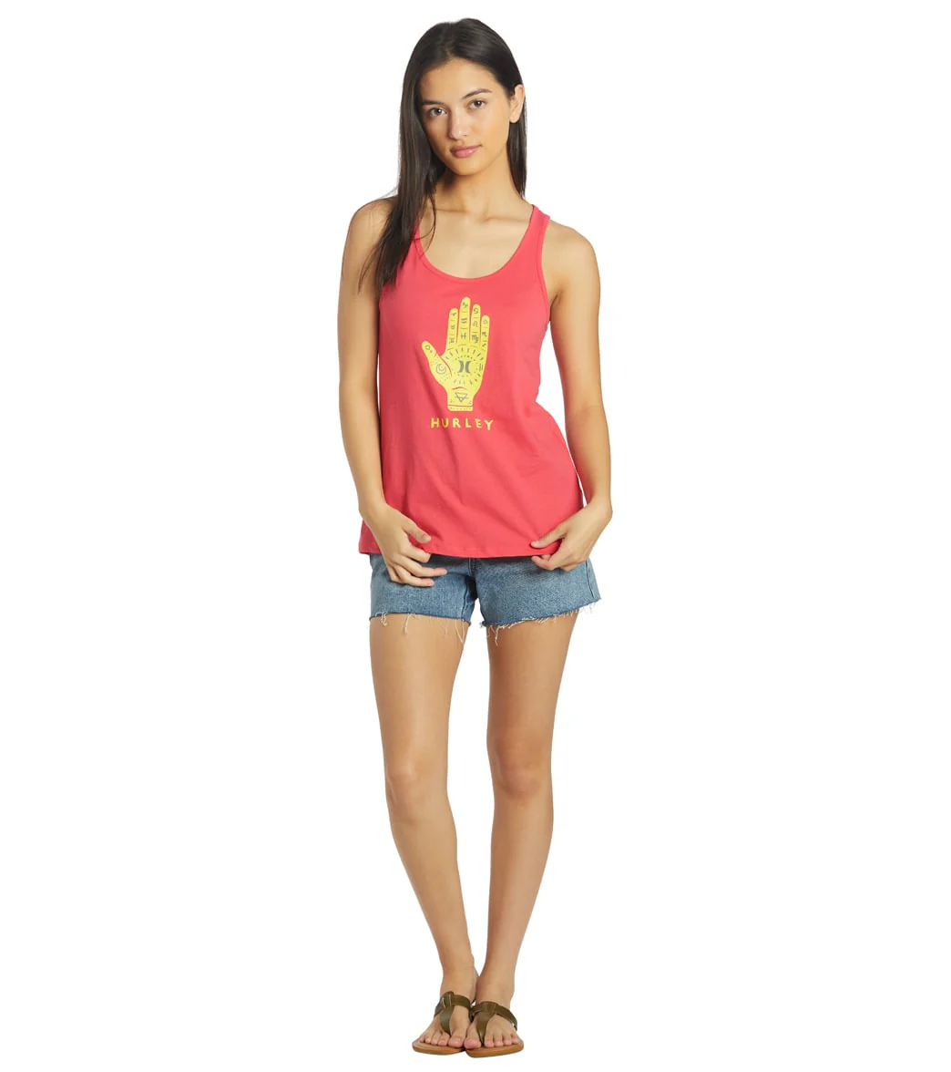 Hurley Women's Handsy Washed Racerback Tank - Image 4