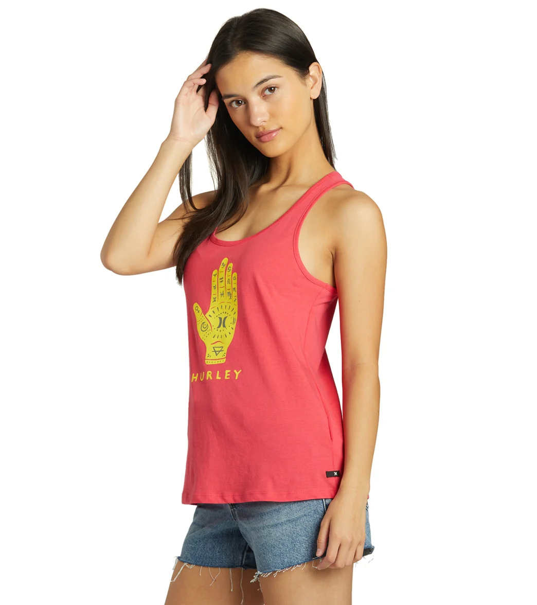 Hurley Women's Handsy Washed Racerback Tank - Image 5