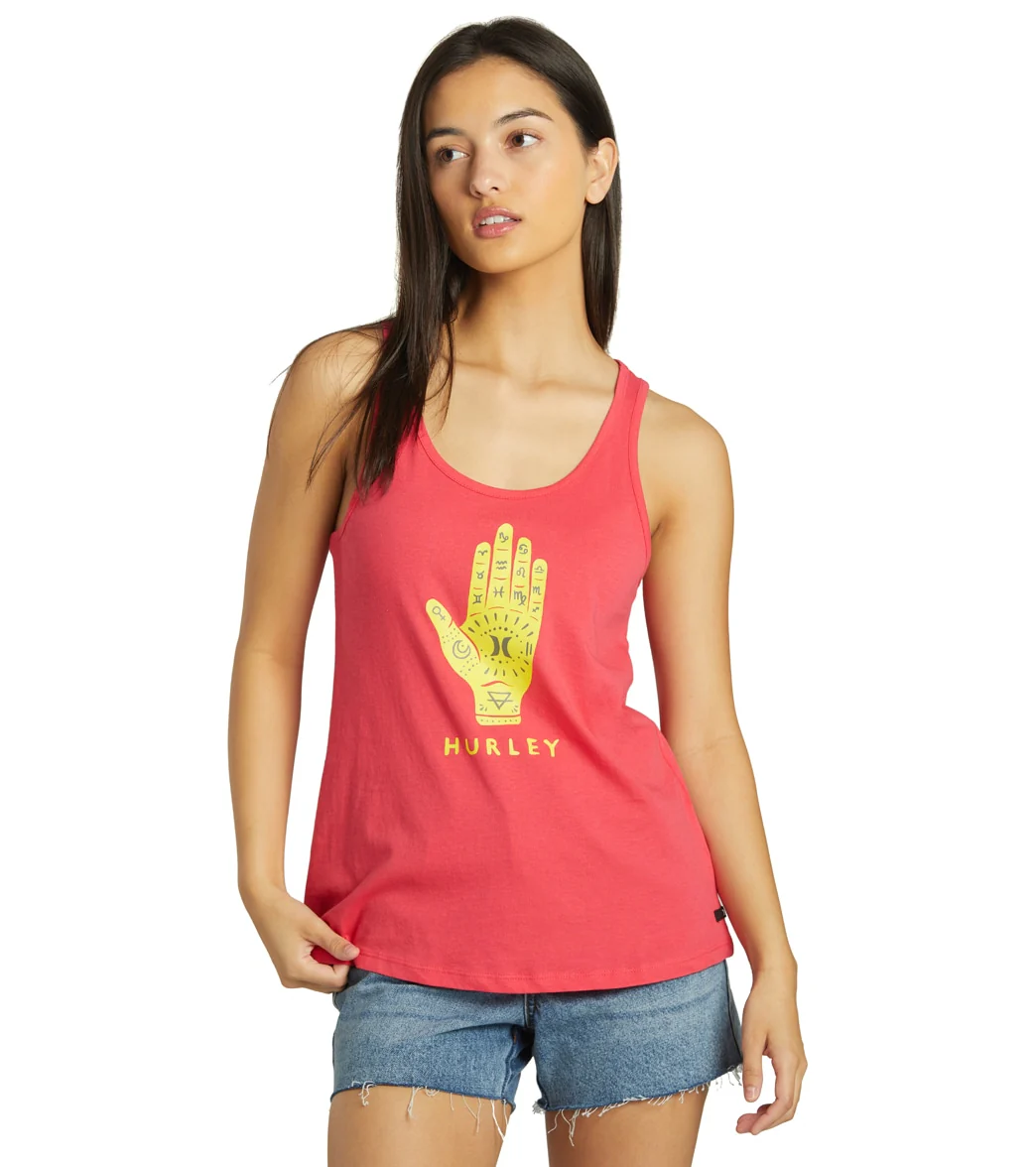 Hurley Women's Handsy Washed Racerback Tank - Image 7