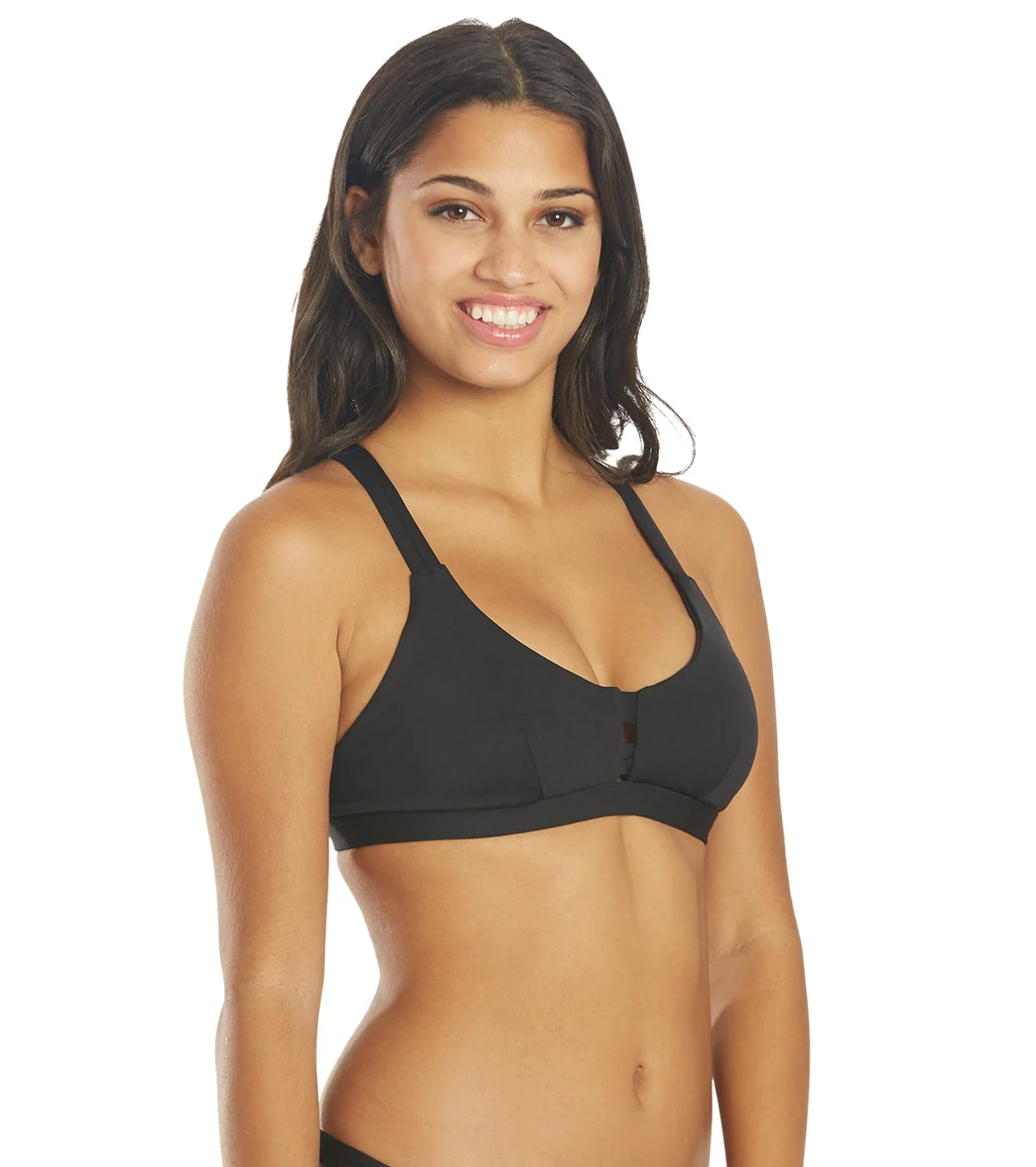 Hurley Women's Max Solid Scoop Bikini Top - Image 9