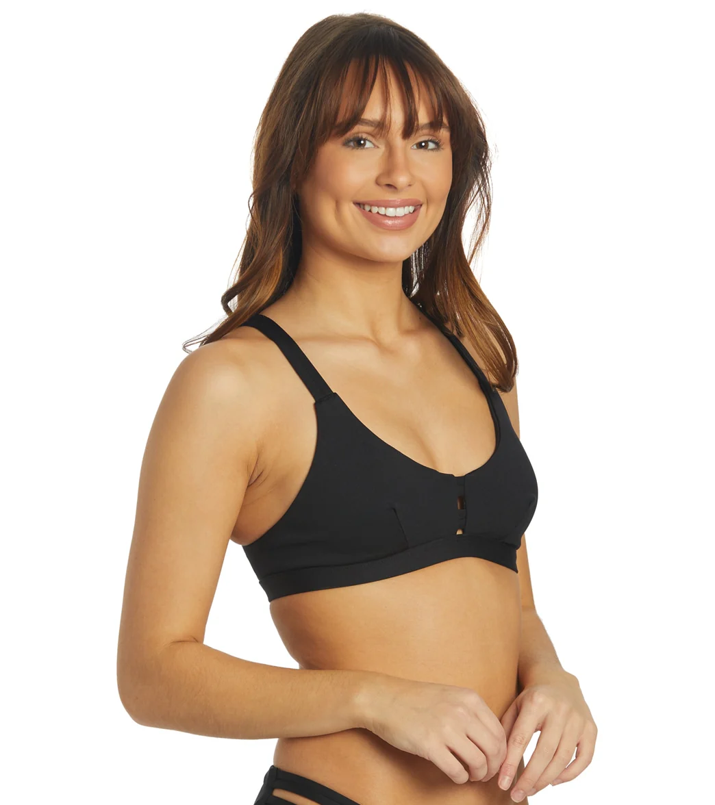 Hurley Women's Max Solid Scoop Bikini Top - Image 2