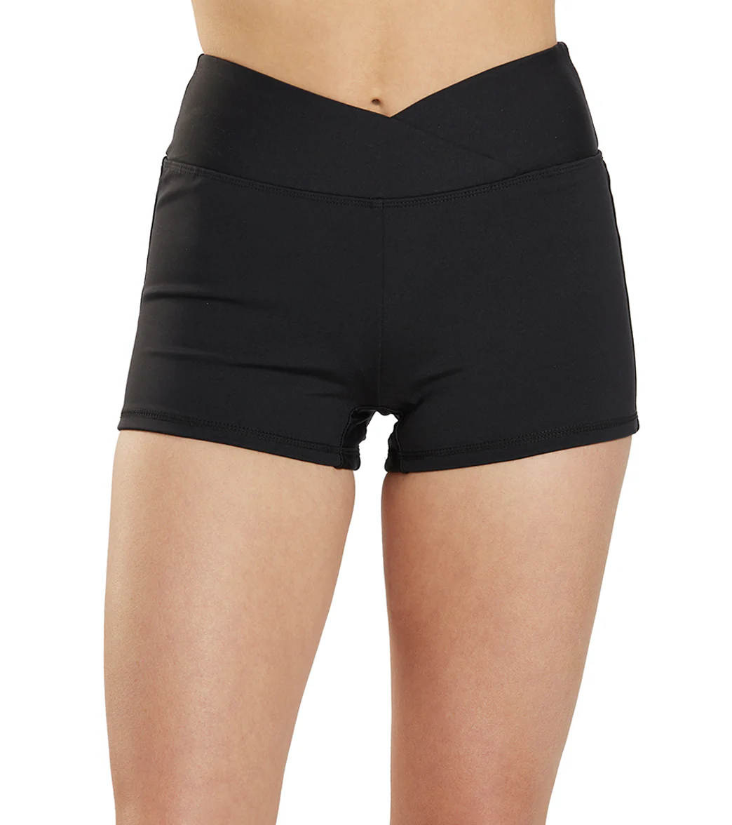 Hurley Women's Max Solid Swim Short - Image 8