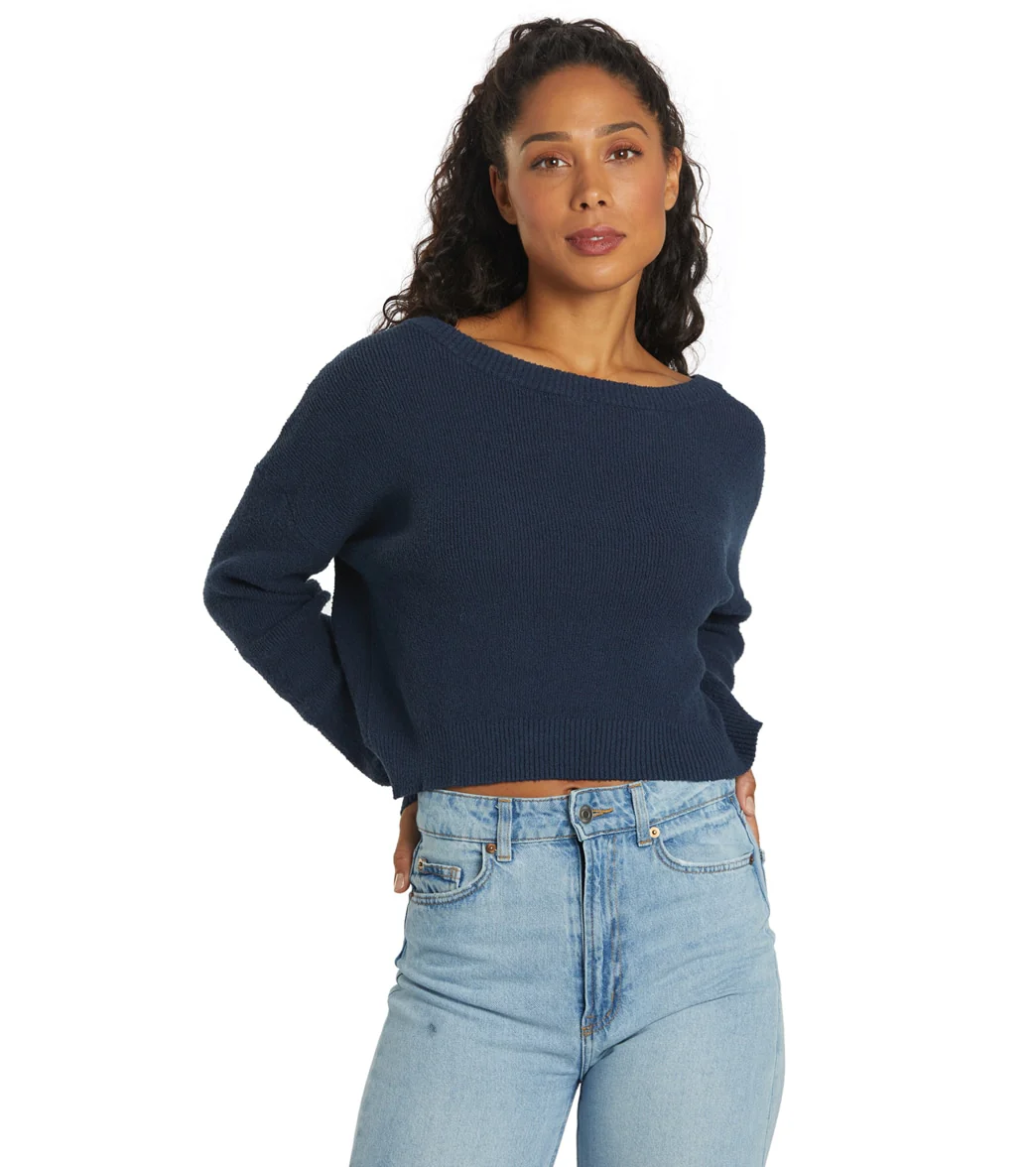 Hurley Women's Overlap Back Sweater