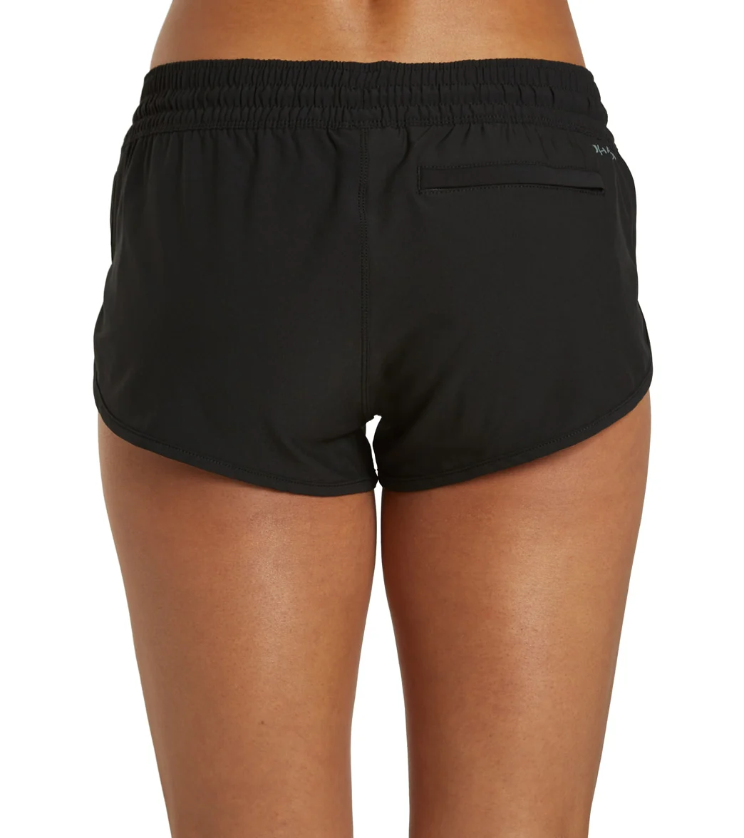 Hurley Women's Phantom Solid 2.5" Board Shorts - Image 3