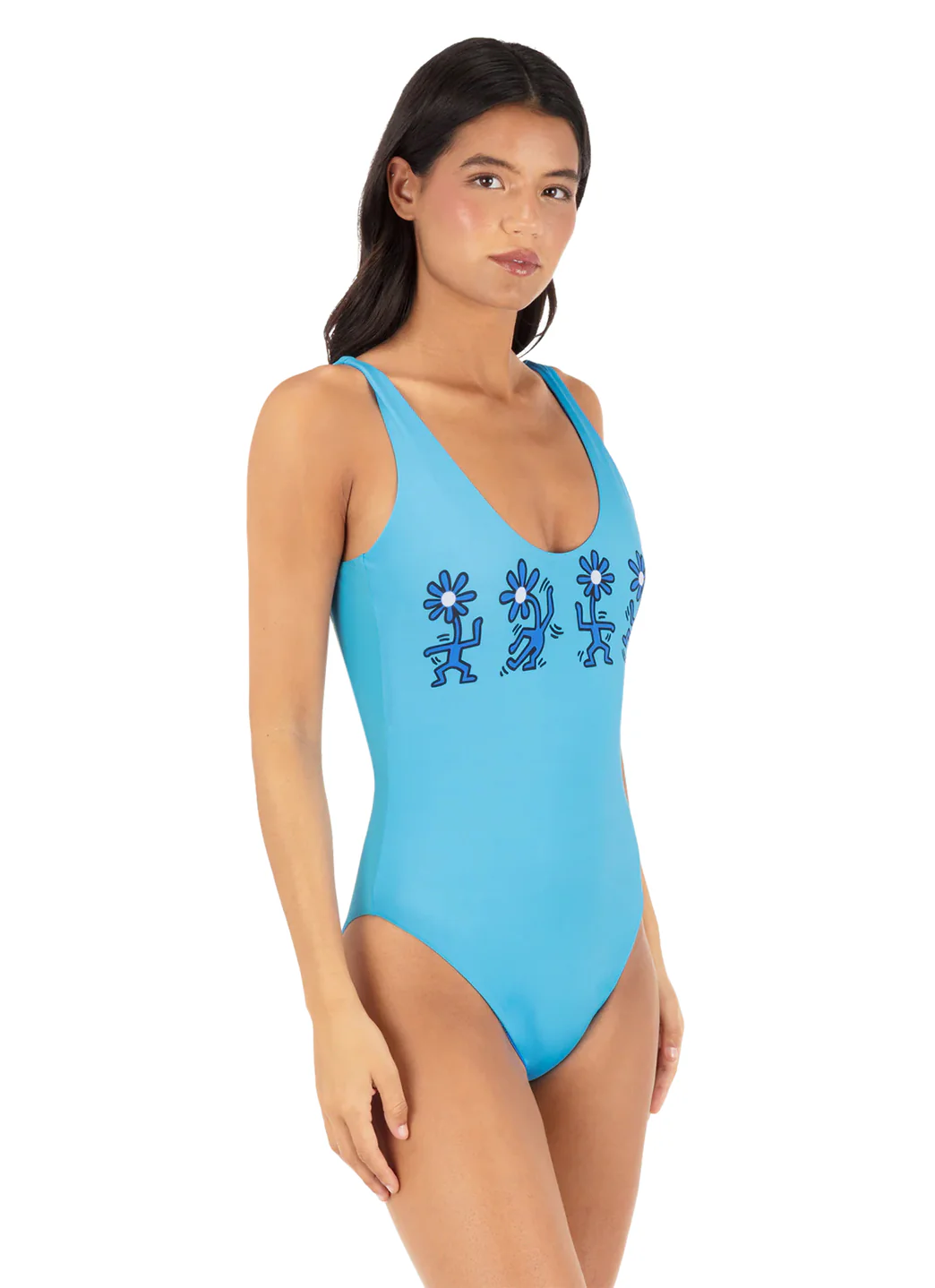 Hurley Women's RVSB Dancing Daisies Moderate One Piece Swimsuit - Image 6