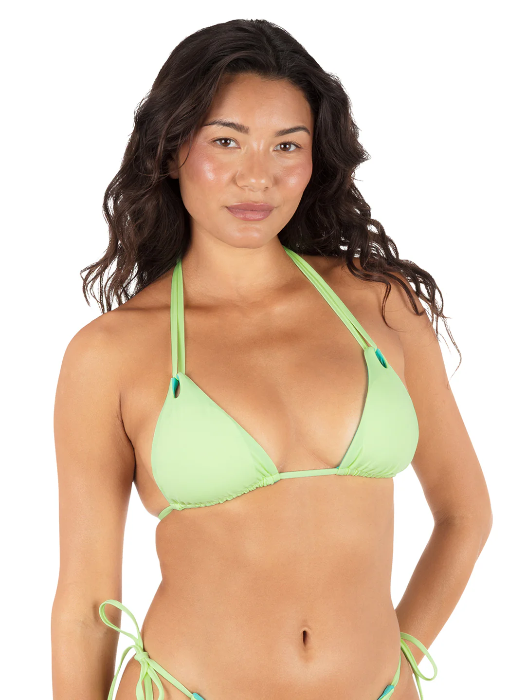 Hurley Women's RVSB Solid Tri Bikini Top - Image 9
