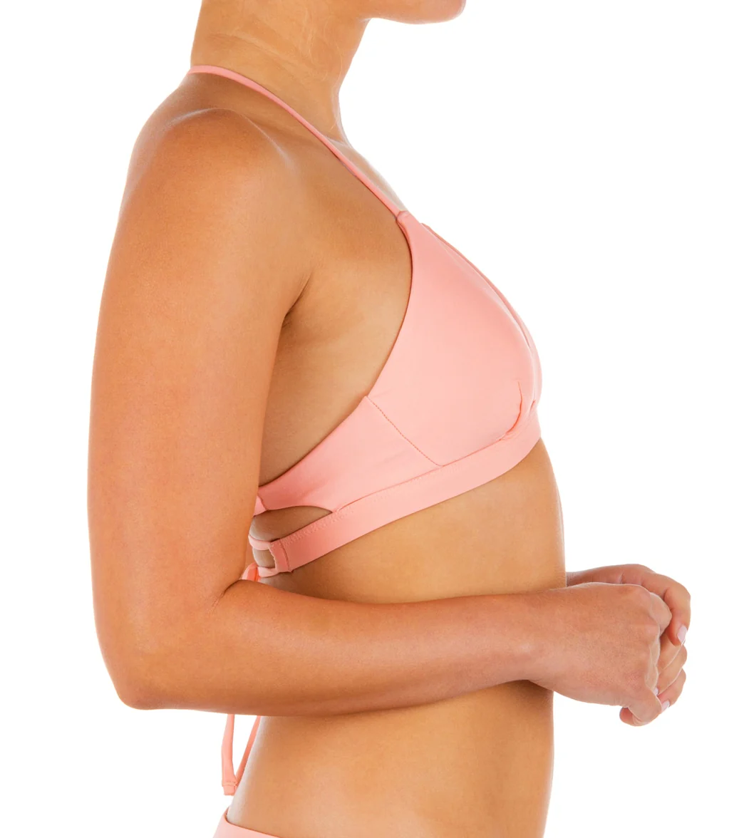 Hurley Women's Solid Adjustable Bikini Top - Image 2