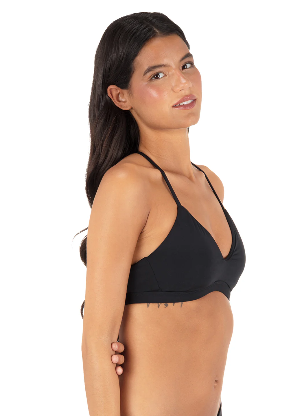 Hurley Women's Solid Adjustable Bikini Top - Image 4