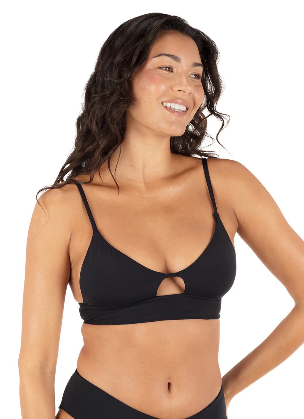 Hurley Women's Solid Bralette Bikini Top - Image 4