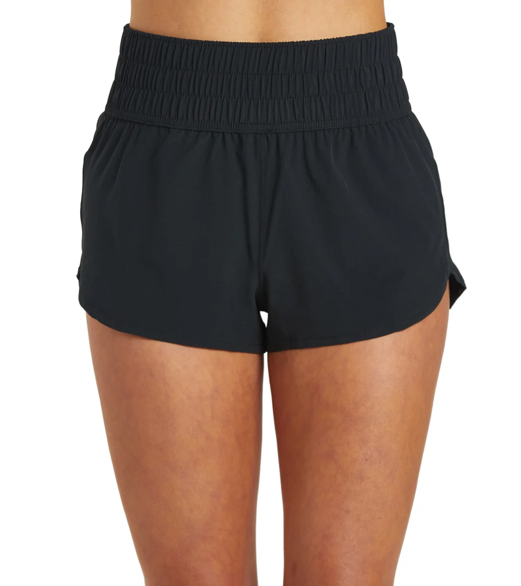 Hurley Women's Solid High Waist 2.5" Boardshorts - Image 8
