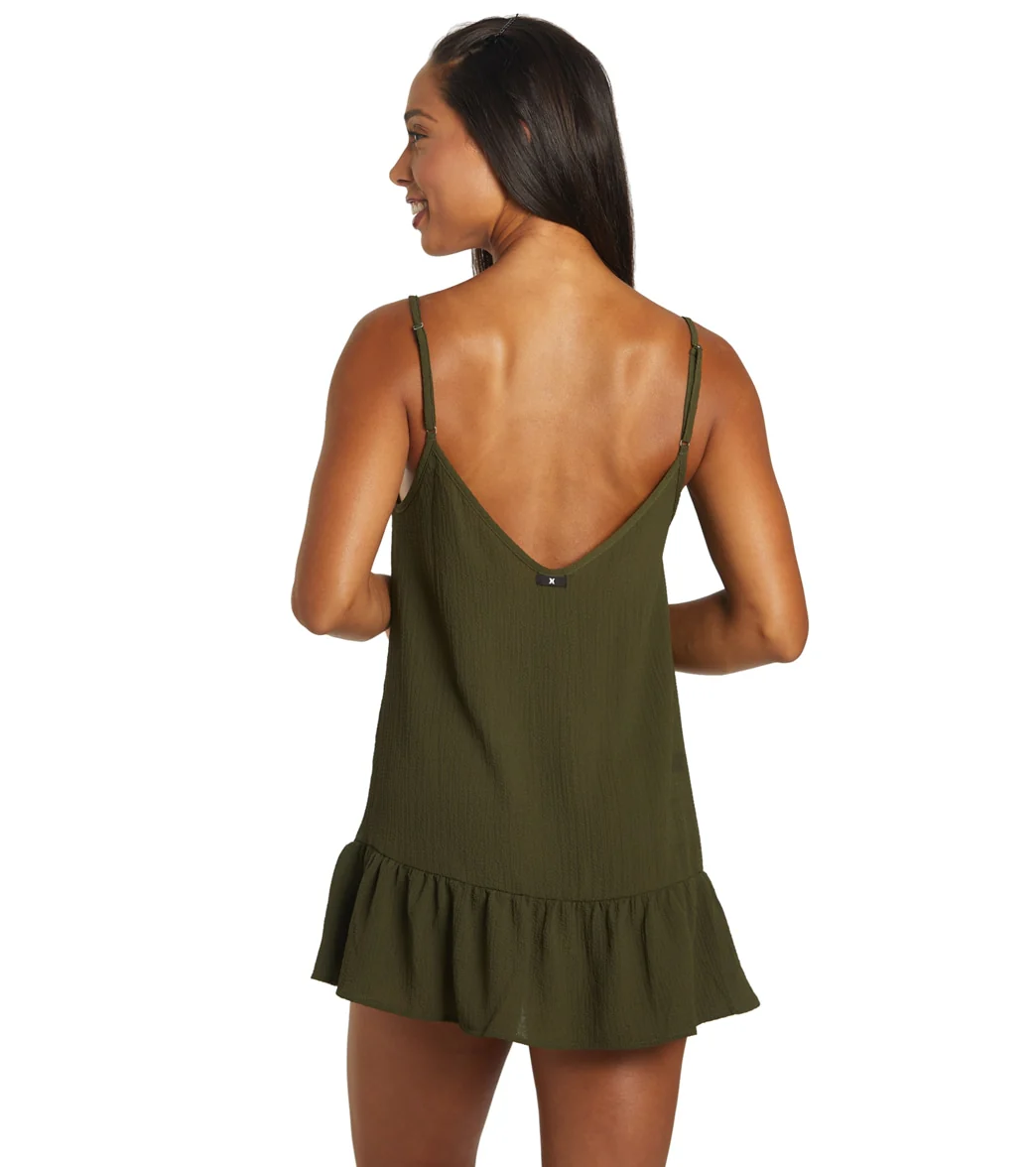 Hurley Women's Solid Mini Cover Up Dress - Image 3