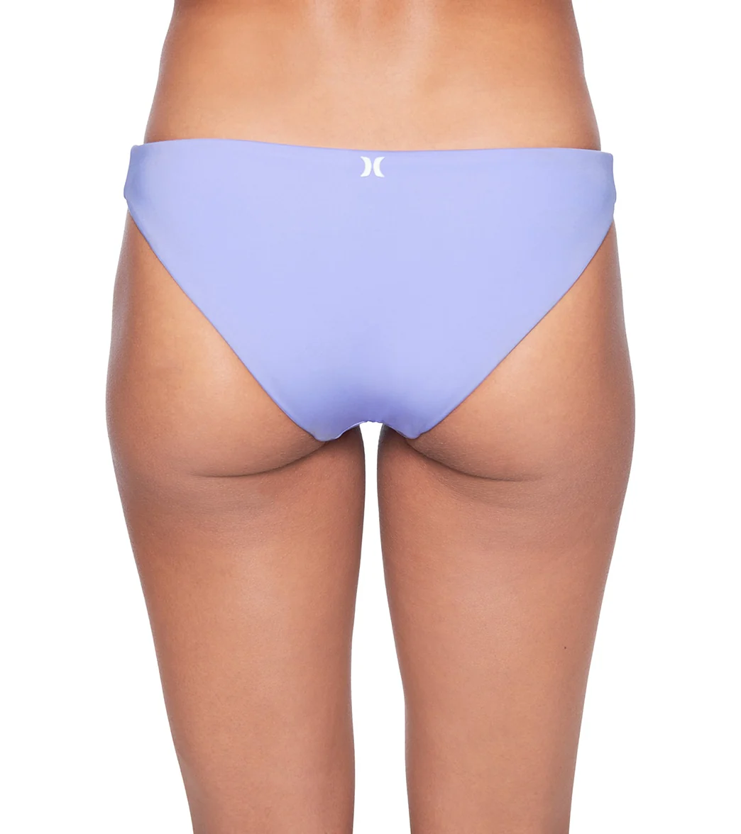 Hurley Women's Solid Moderate Bikini Bottom - Image 14