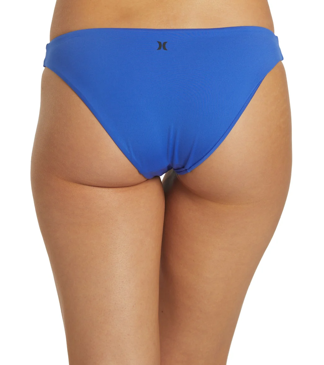 Hurley Women's Solid Moderate Bikini Bottom - Image 20
