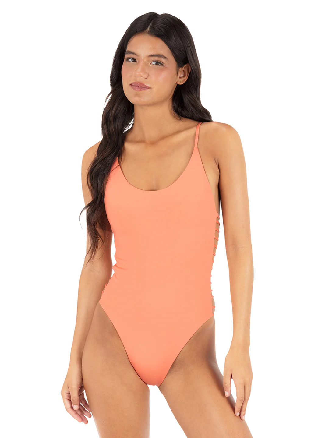 Hurley Women's Solid Moderate One Piece Swimsuit - Image 14