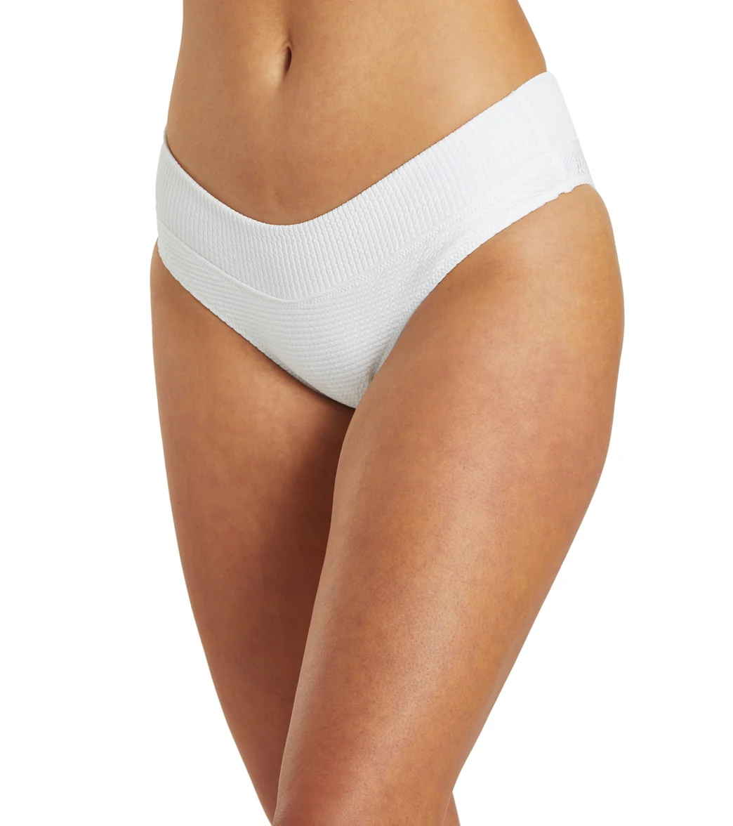 Hurley Women's Texture Beach Bikini Bottom - Image 12