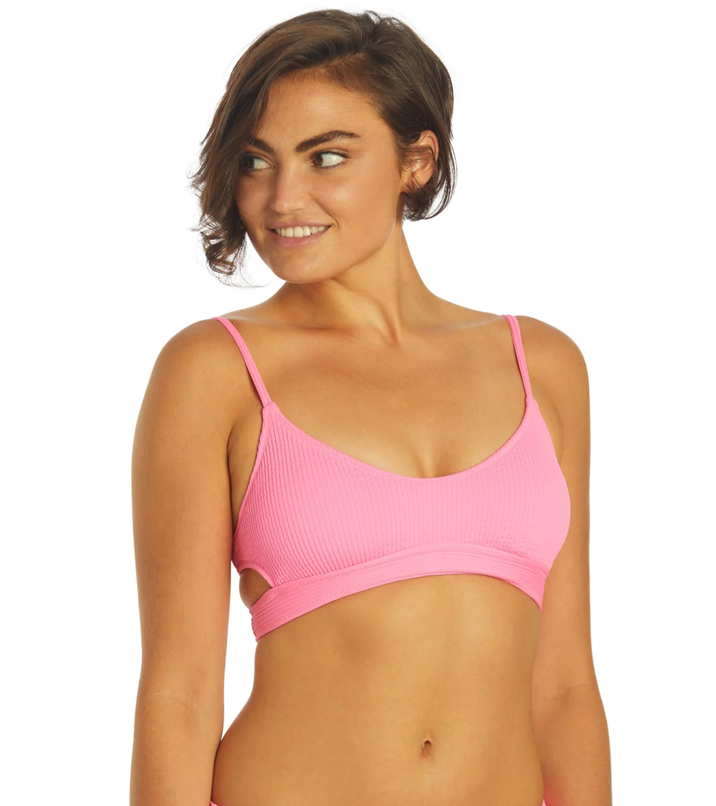 Hurley Women's Texture Beach Bralette Bikini Top - Image 8