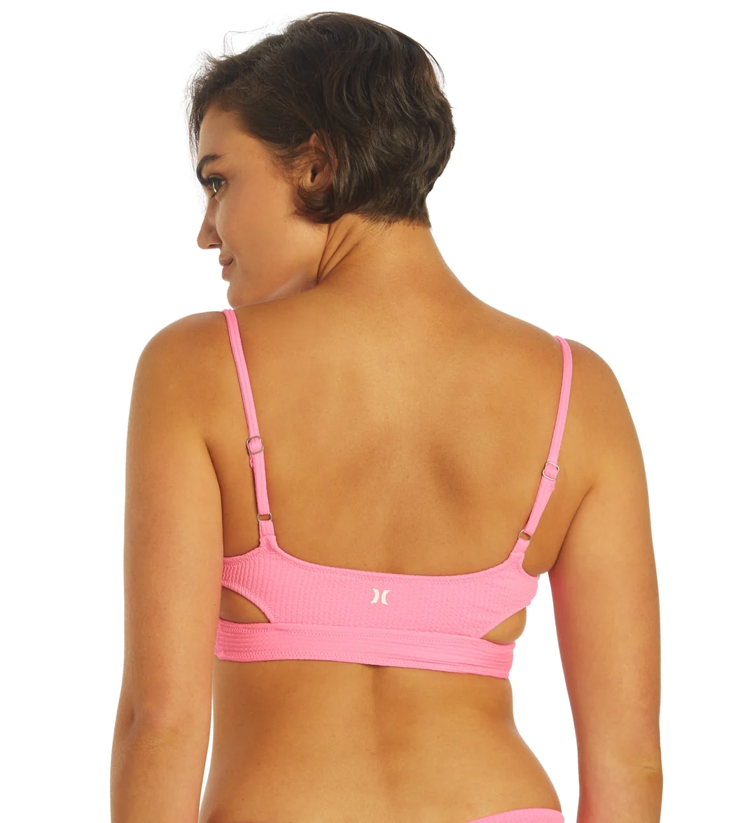 Hurley Women's Texture Beach Bralette Bikini Top - Image 9