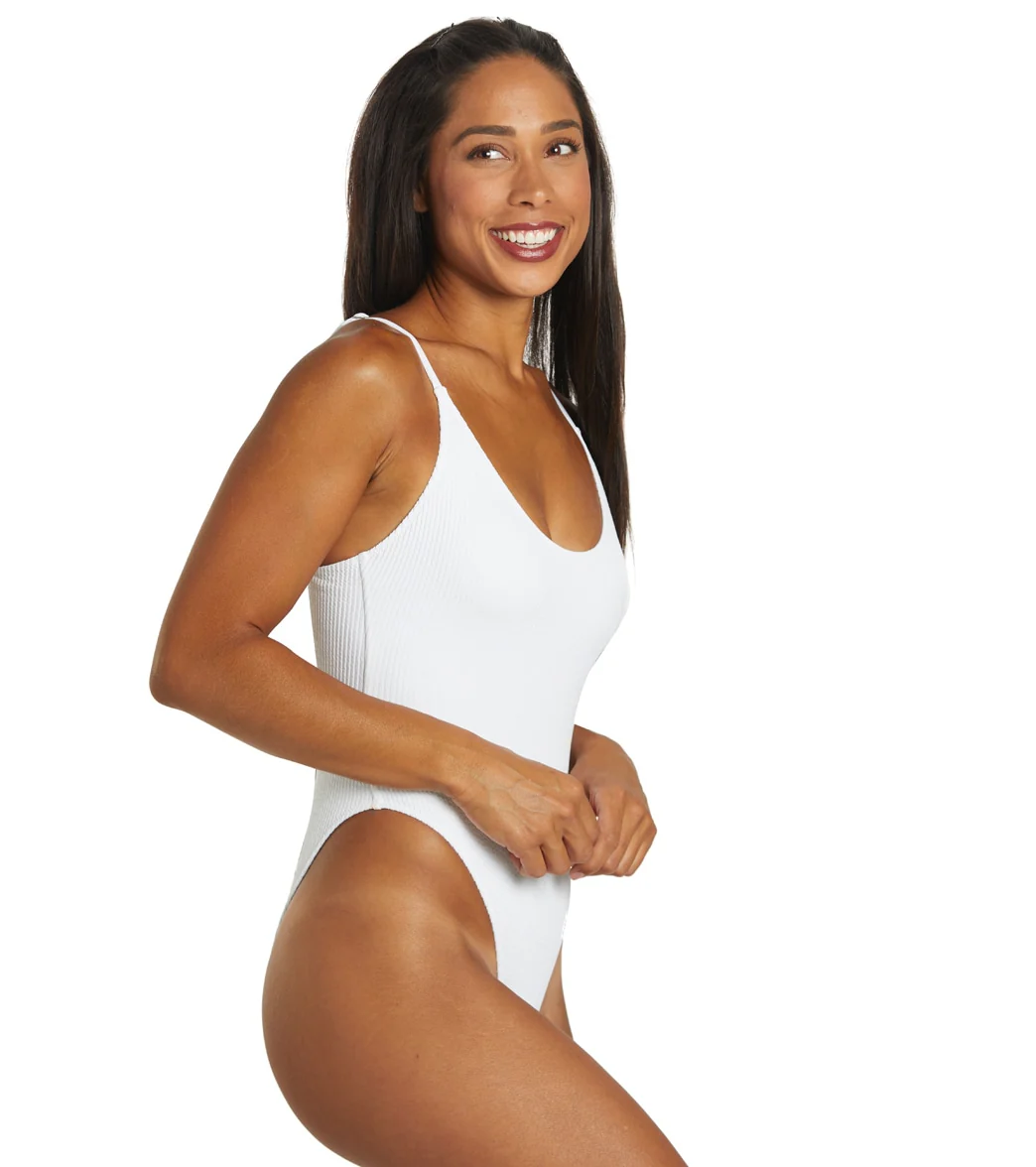 Hurley Women's Texture Beach Twist Back One Piece Swimsuit - Image 2