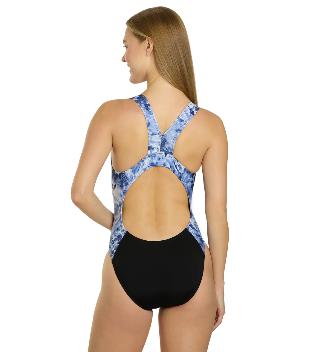 Illusions Activewear Women's Race Back Grab Bag One Piece Swimsuit - Image 3