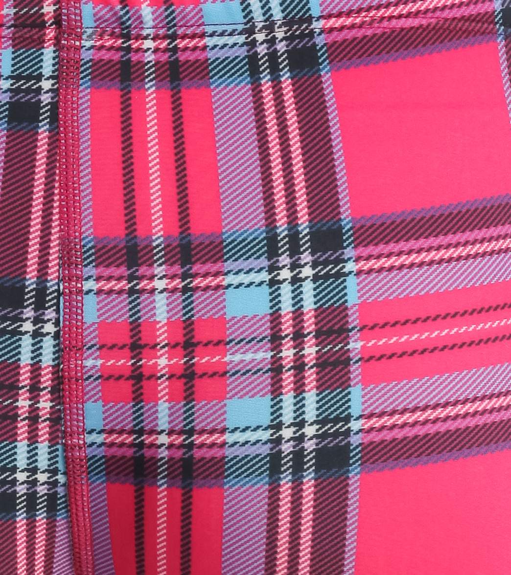 Illusions Pink Plaid Love and Happiness Jammer Swimsuit - Image 4