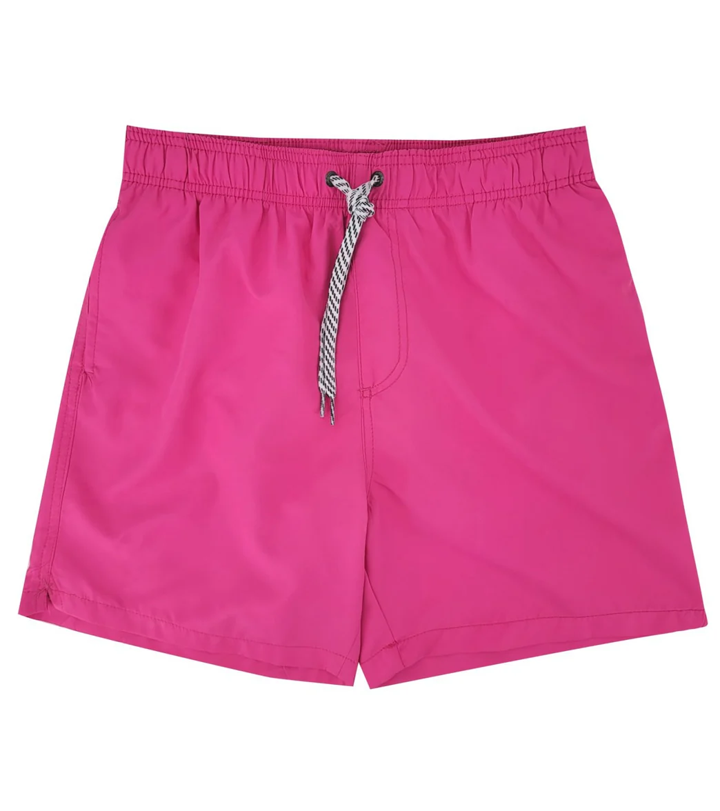 Island Haze Men's 16.5" Barbados Solid Swim Trunks - Image 12