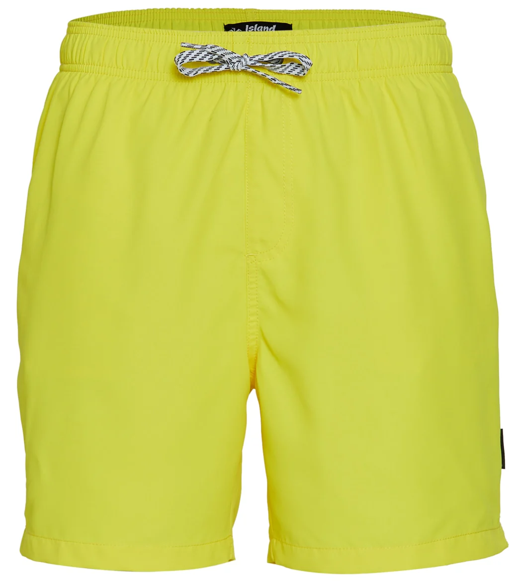 Island Haze Men's 16.5" Barbados Solid Swim Trunks - Image 16