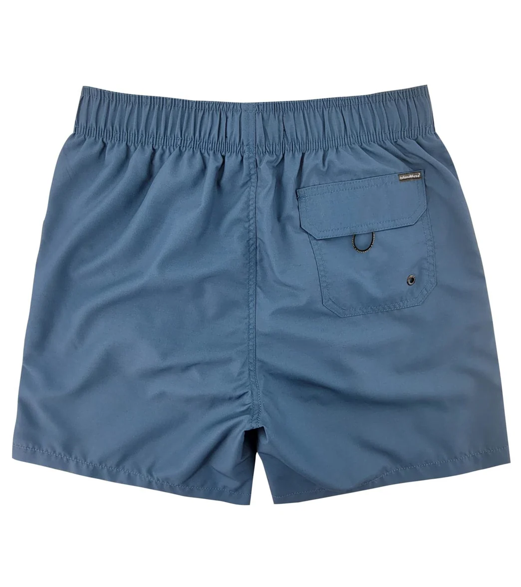 Island Haze Men's 16.5" Barbados Solid Swim Trunks - Image 18