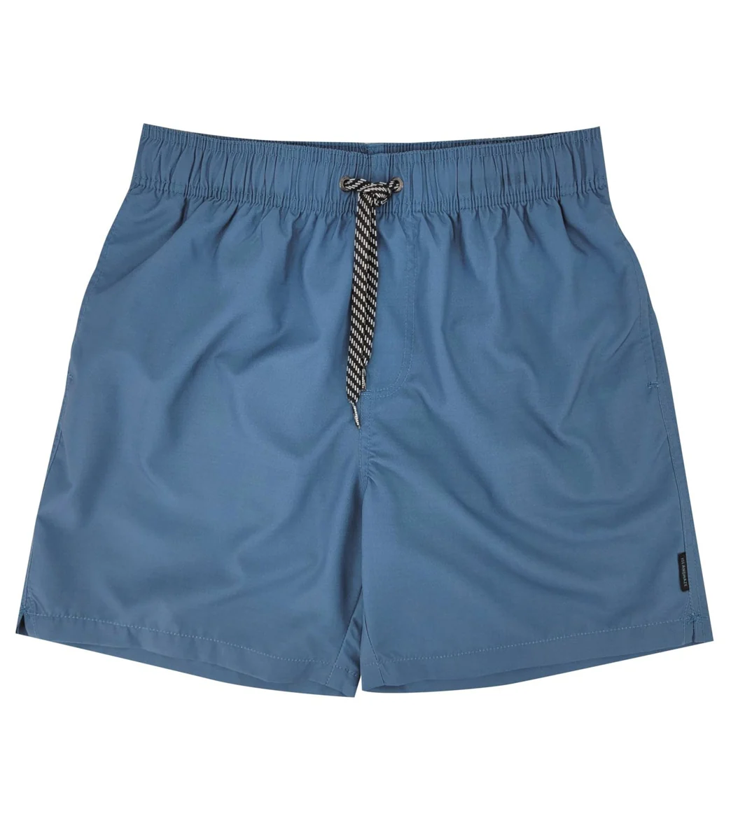Island Haze Men's 16.5" Barbados Solid Swim Trunks - Image 20