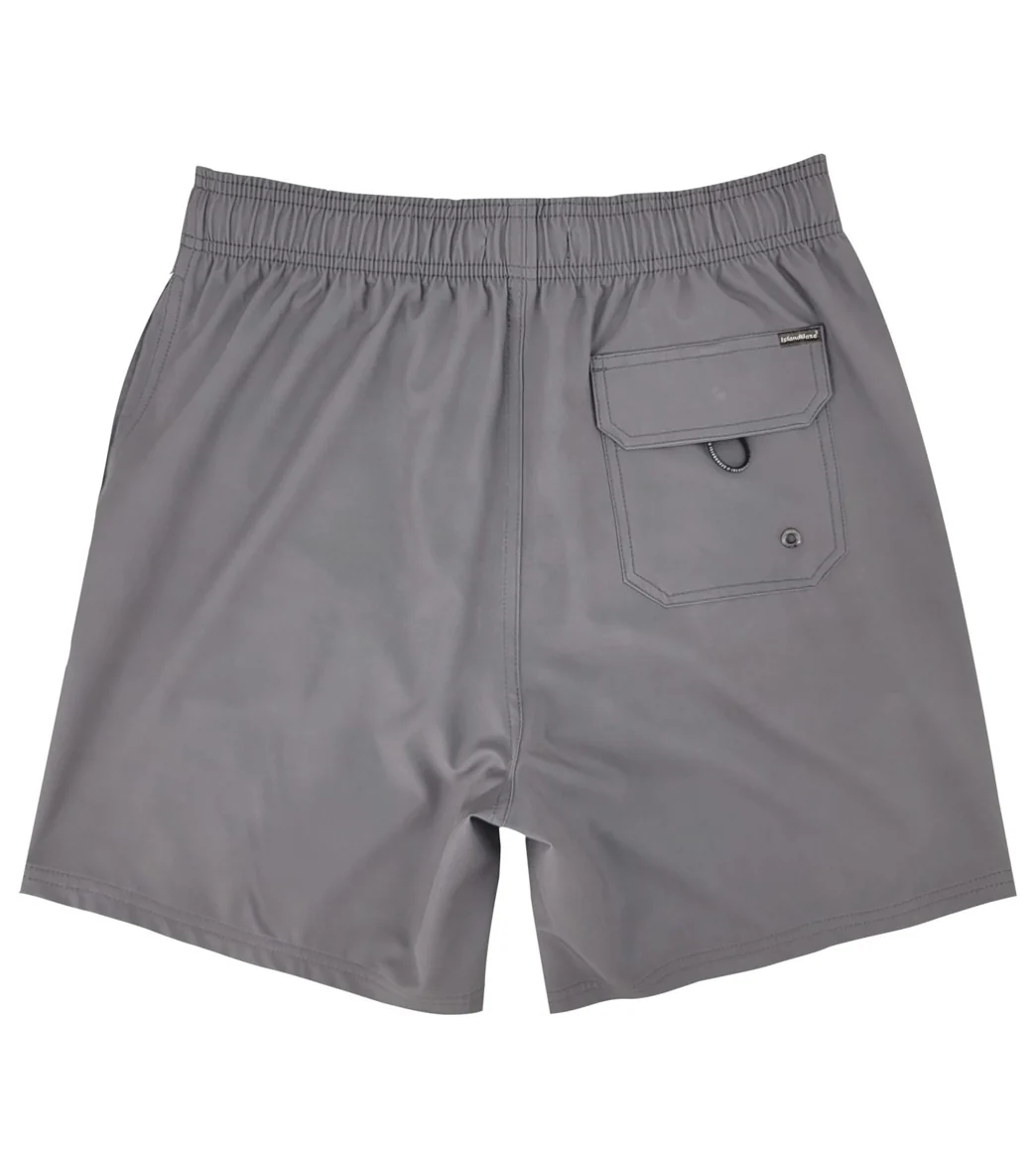 Island Haze Men's 16.5" Barbados Solid Swim Trunks - Image 22