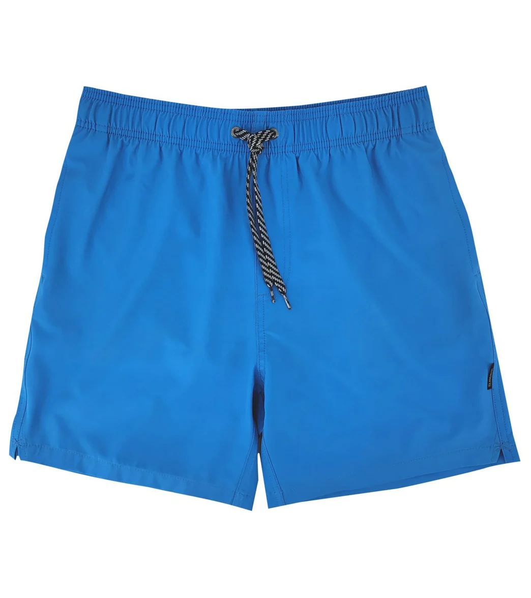 Island Haze Men's 16.5" Barbados Solid Swim Trunks - Image 33