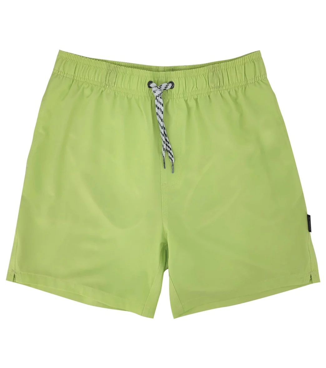 Island Haze Men's 16.5" Barbados Solid Swim Trunks - Image 8