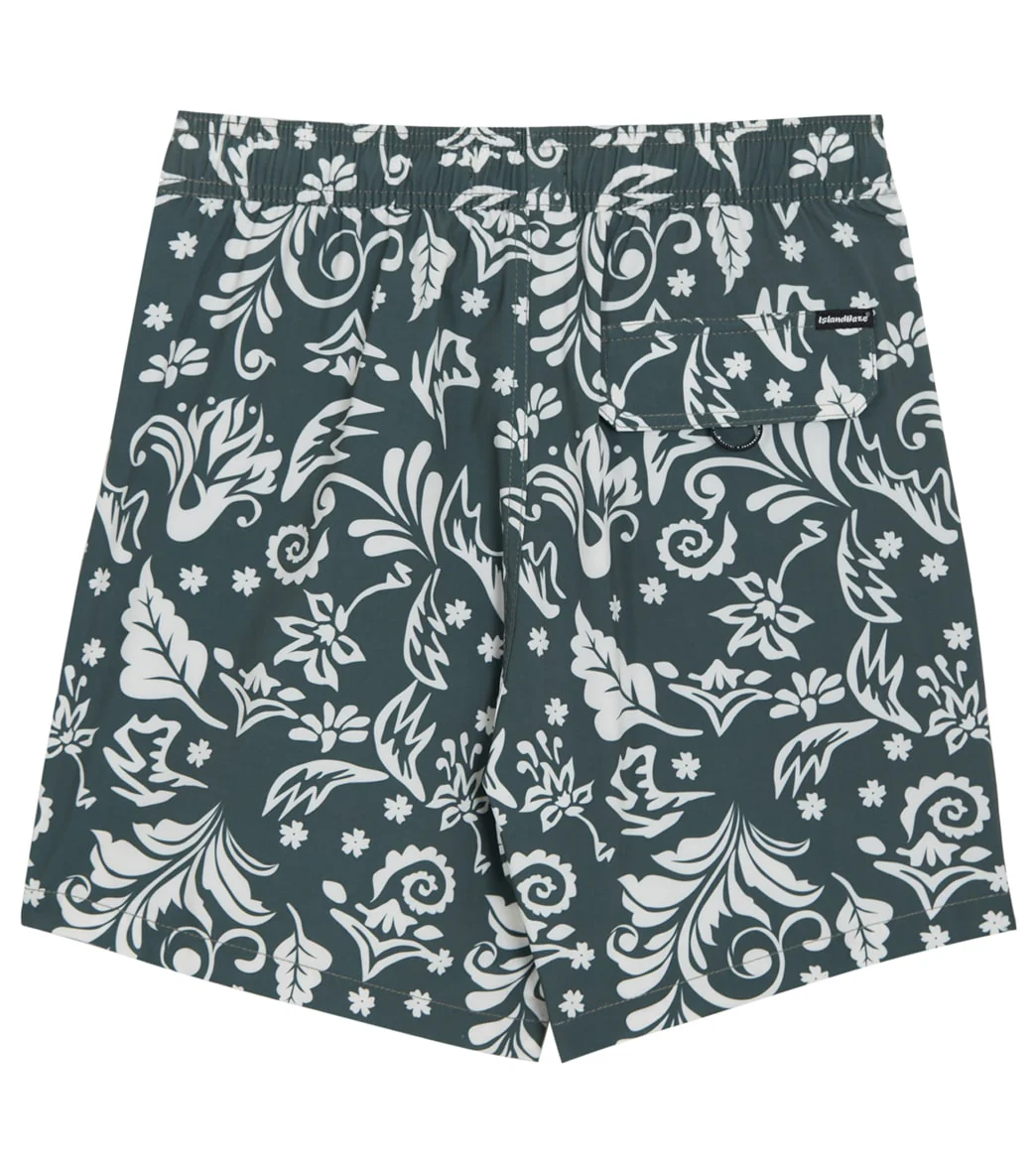 Island Haze Men's 17" Classic Jam Printed Swim Trunks - Image 2