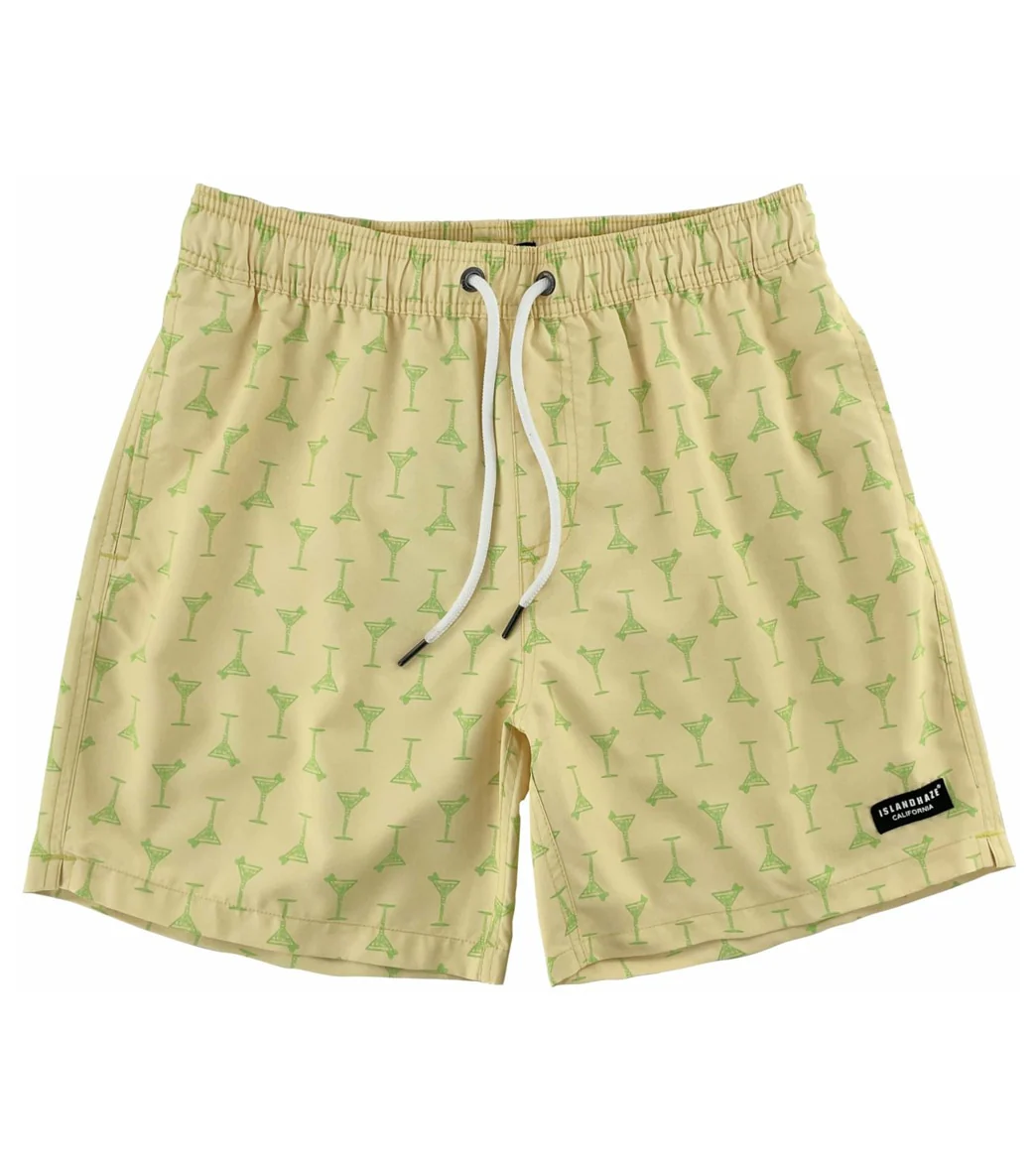 Island Haze Men's 17" Cocktail Printed Swim Trunks - Image 4