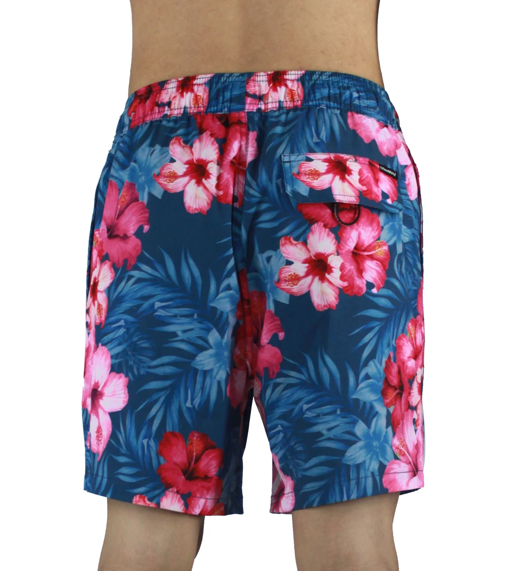 Island Haze Men's 17" Floraday Swim Trunks - Image 3