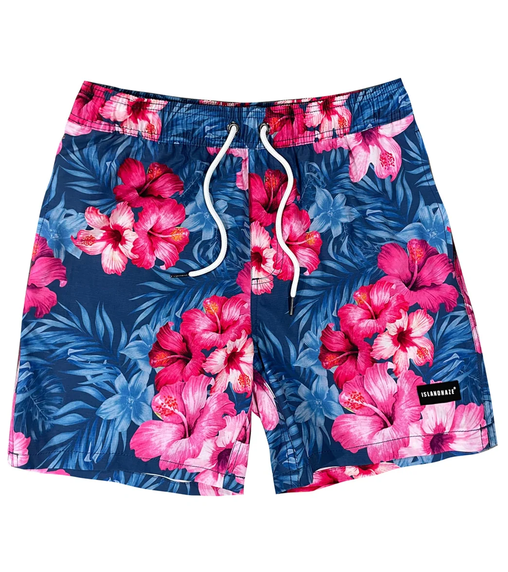 Island Haze Men's 17" Floraday Swim Trunks - Image 6