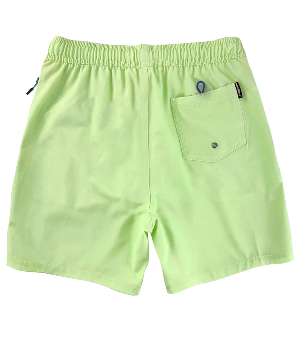 Island Haze Men's 17" Lavana Solid Swim Trunks - Image 10