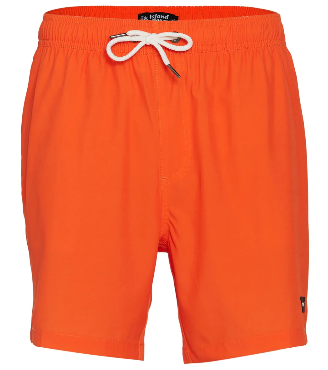 Island Haze Men's 17" Lavana Solid Swim Trunks - Image 27
