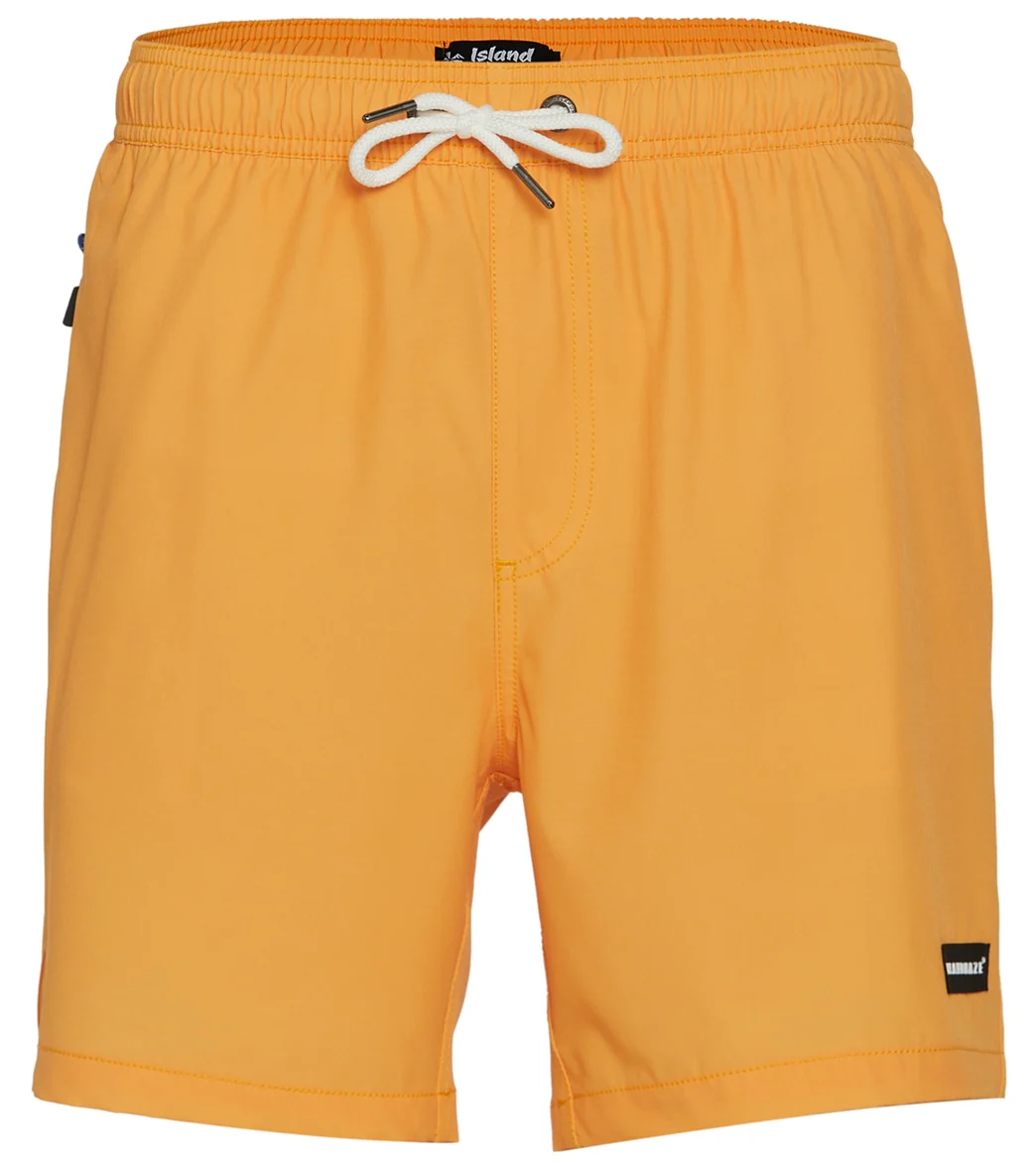 Island Haze Men's 17" Lavana Solid Swim Trunks - Image 31