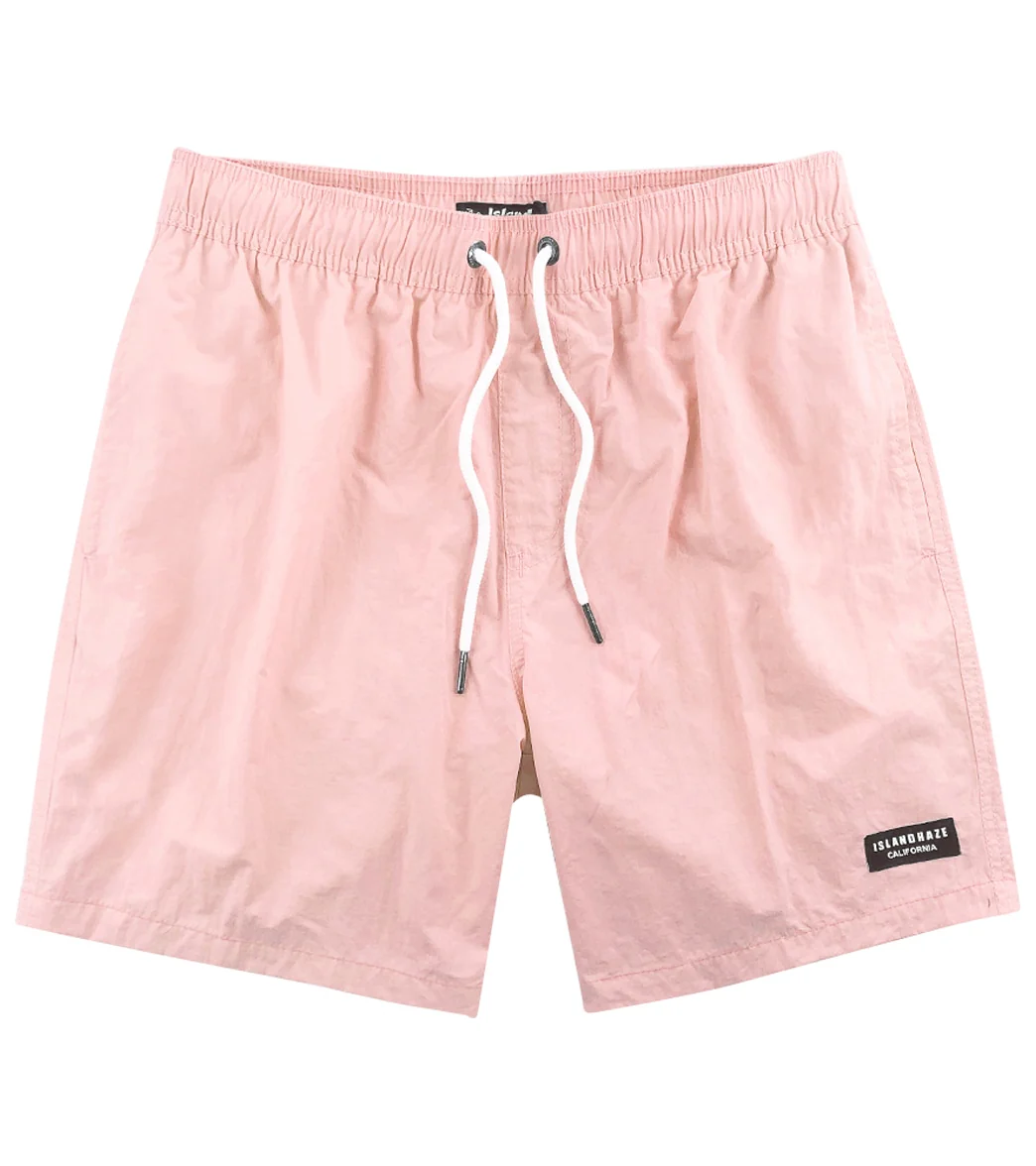 Island Haze Men's 17" Lavana Solid Swim Trunks - Image 35