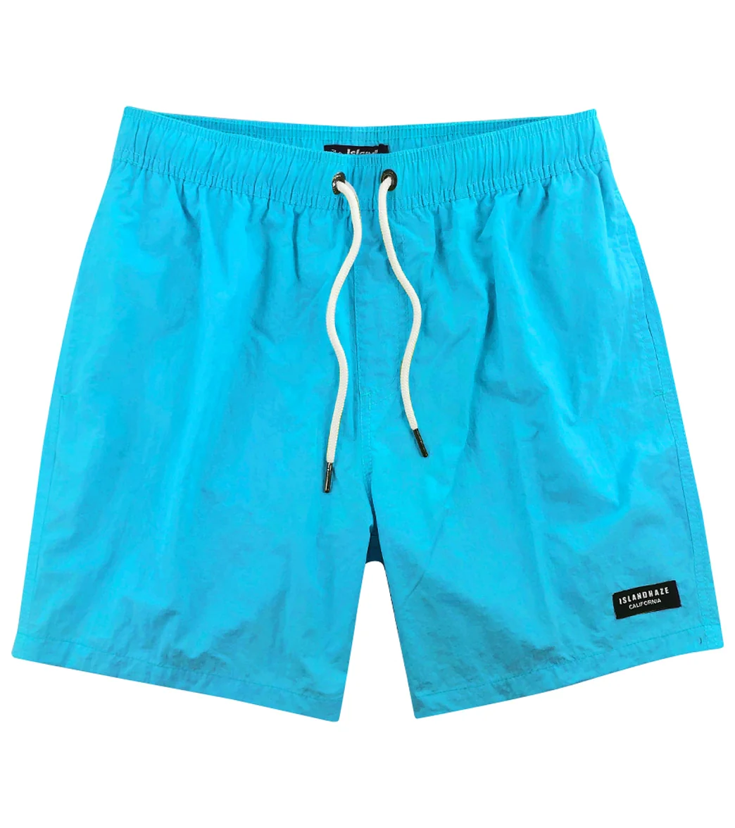 Island Haze Men's 17" Lavana Solid Swim Trunks - Image 38
